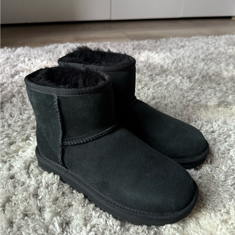 UGG Black Classic Mini Boots